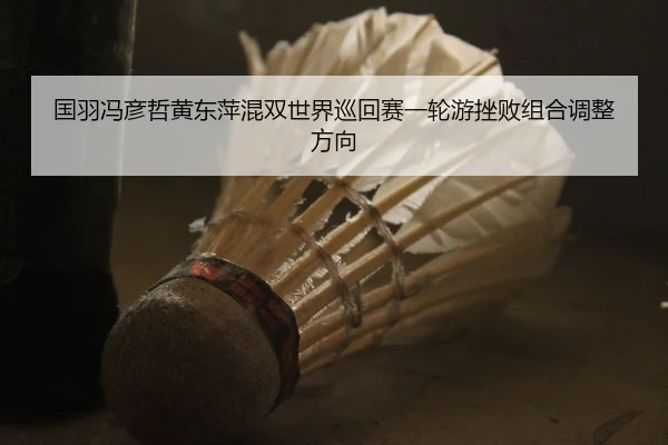国羽冯彦哲黄东萍混双世界巡回赛一轮游挫败组合调整方向